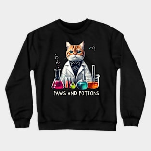 Paws and potions Crewneck Sweatshirt